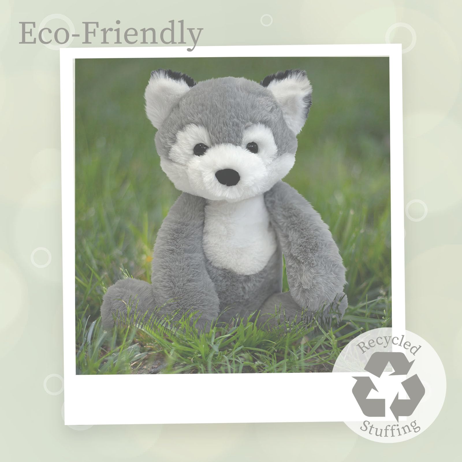 World's Softest Plush Stuffed Animal for Baby, Toddler, Kids, Adults - Adorable Toy Made from Kid-Friendly, Quality Materials - Lushee Wonder Wolf