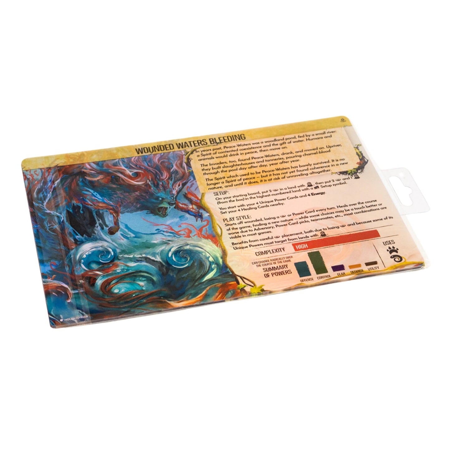 Greater Than Games | Spirit Island: Nature Incarnate - Foil Panels | Cooperative Strategy Board Game Accessory | Premium Component Upgrade