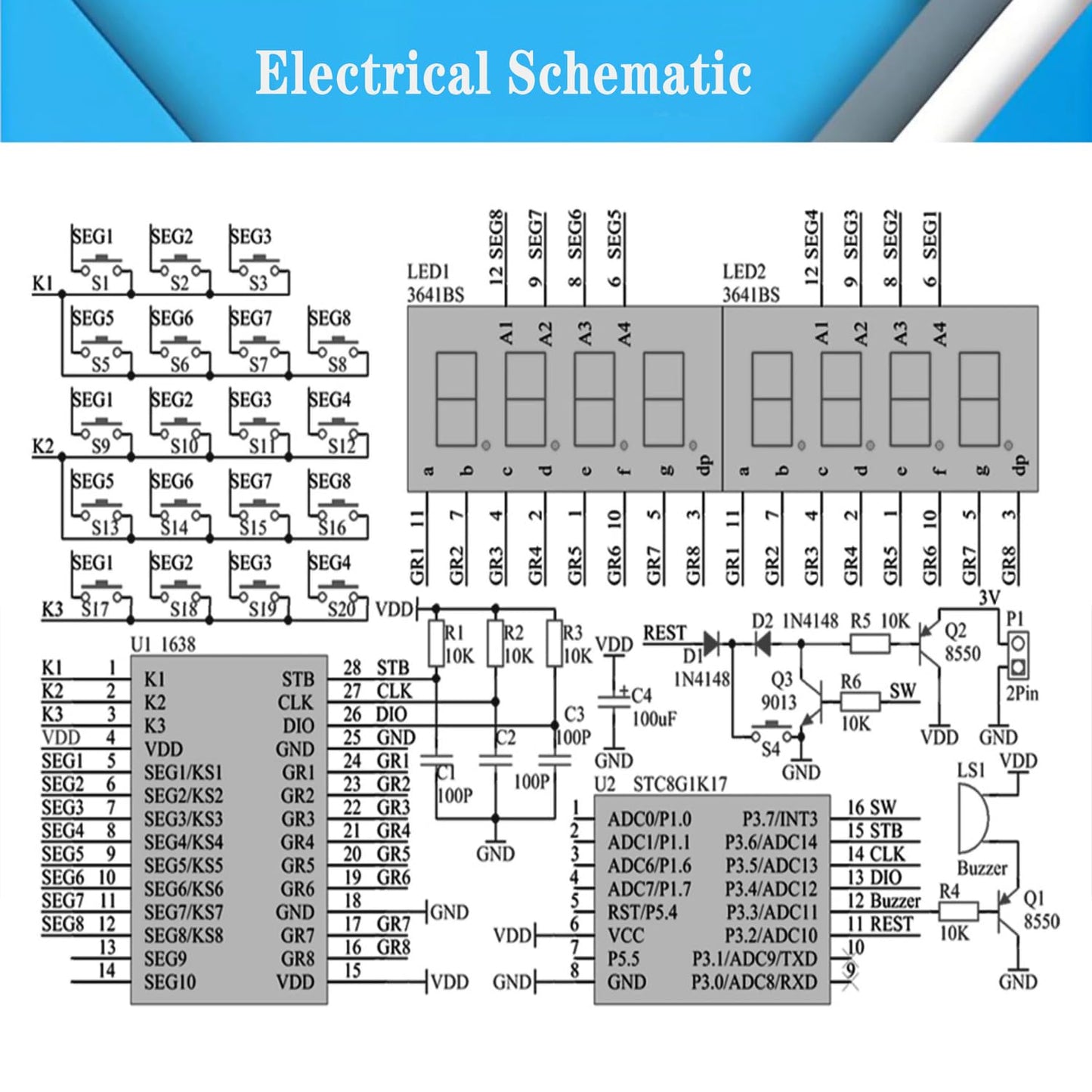 DIY Electronics Calculator Solder Practice Kit for STEM Classroom/Home