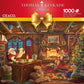 Ceaco - Thomas Kinkade Santa Checking His - 1000 Piece Puzzle for Adults