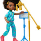 Mattel Karma’s World Making Rhymes Recording Studio 13-Piece Playset with Karma Doll (8.7-inch), Mixing Booth, Guitar, Collectible Record & More