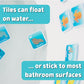 Chuckle & Roar Bath Matching Memory Game for Kids Ages 3+ - Water-Safe Foam Alphabet Matching Game for Toddlers, Bathtub & Pool Learning Fun
