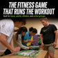 BoardGains Pro - Fitness Board Game | PE Teachers, Trainers & Parents Use for Group Workouts, Home Exercise & Physical Education | Bodyweight Cardio |