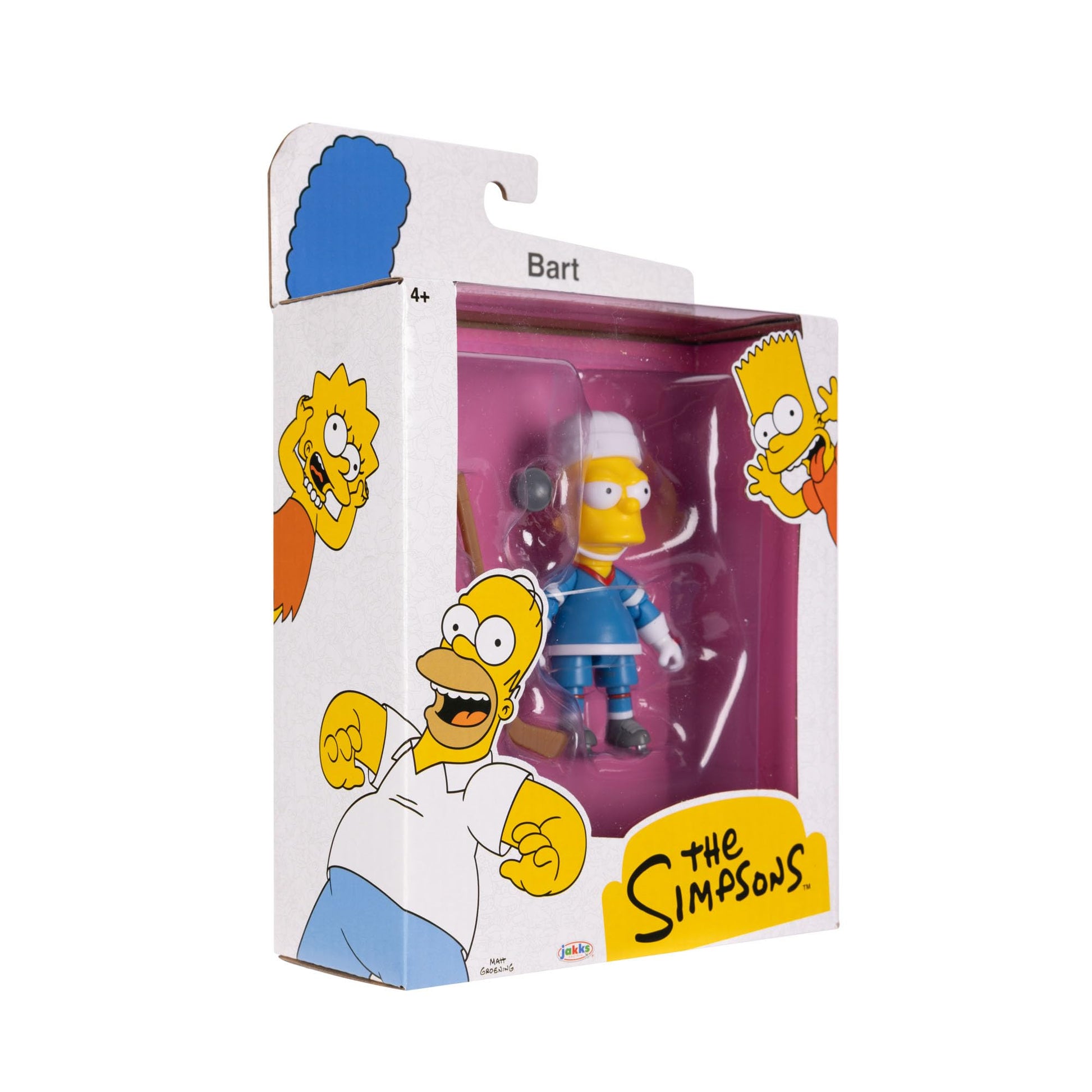 The Simpsons Action Figures 5-Inch Hockey Bart with Hockey Stick & Puck