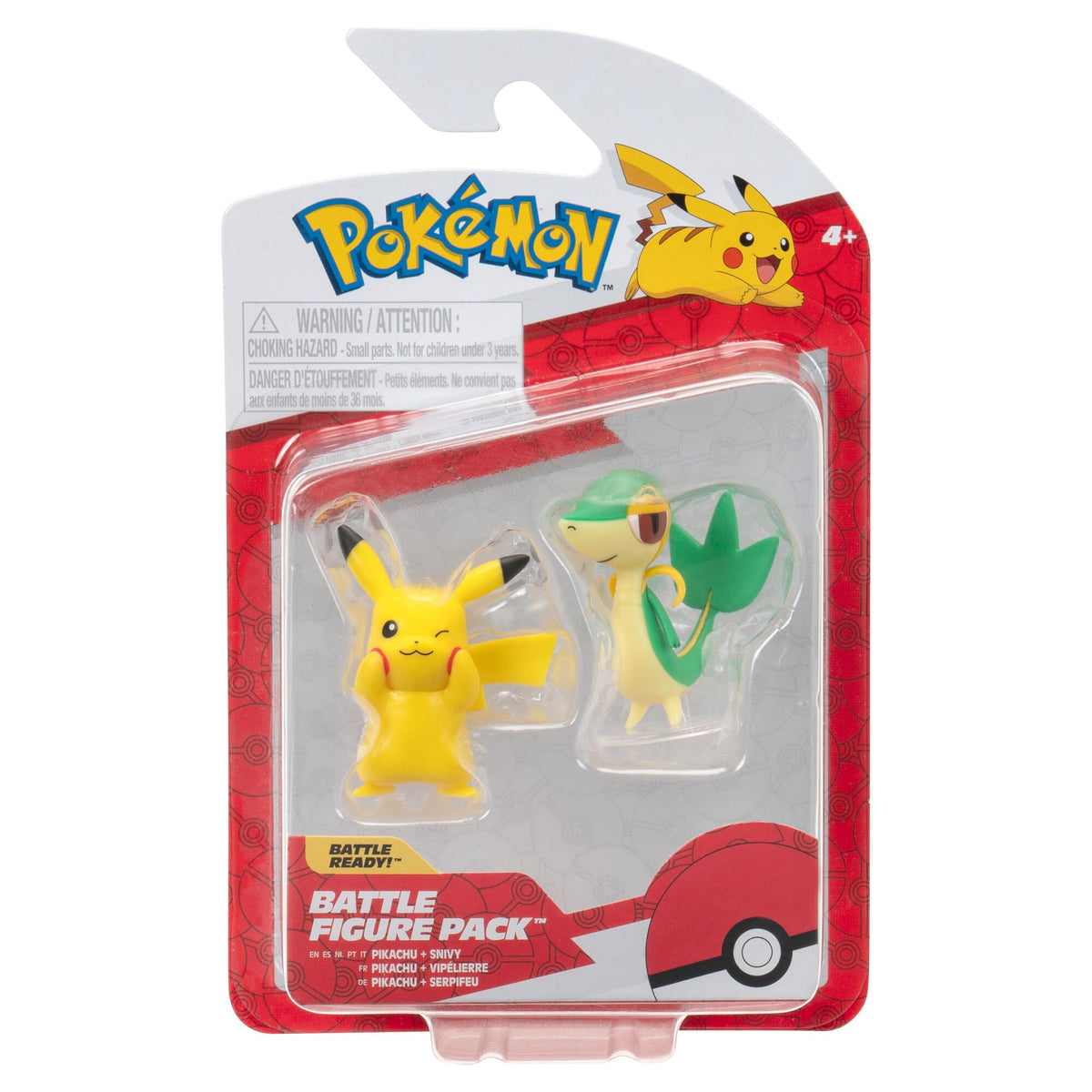 Pokémon Battle Figure First Partner 2 Pack (Snivy & Pikachu #8) W6