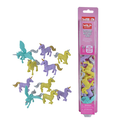 Wild Republic Nature Tube Unicorn Figurines - 13"