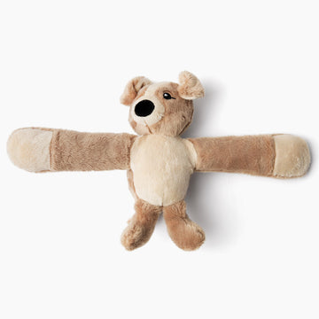 HUGIMALS Hug Babies Charlie the Puppy Cute Mini Plush Stuffed Animal Bracelet for Kids | Soft & Cuddly Portable Comfort Adorable On-The-Go Companion