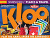 KLOO Learn Spanish Card Game | Home Fun Family Kids Adults | Make Sentences & Talk in a Flash | 2 Decks 100's Words Places & Travel vocab | Juegos de
