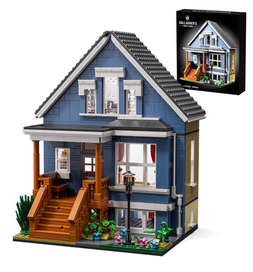 Shame House Building Blocks, Gallagher House TV Series Frank Fiona Creative Toys Set Compatible with Lego, Gift Decor for Fans 18+ Adult(1058 PCS)
