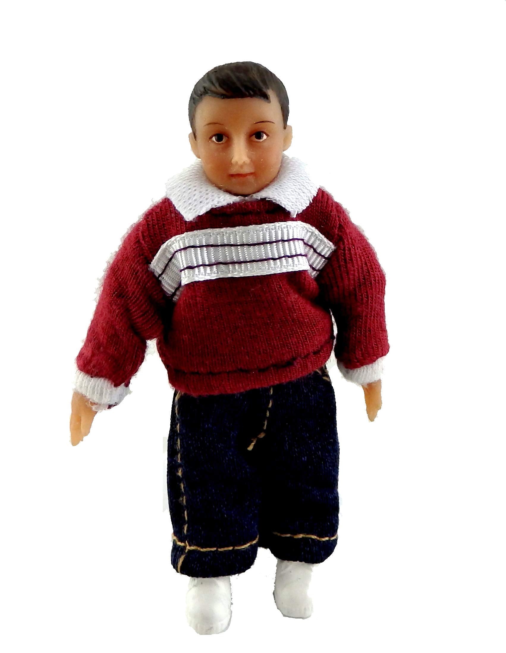 Dollhouse Minatures Andy Modern Hispanic Boy Doll