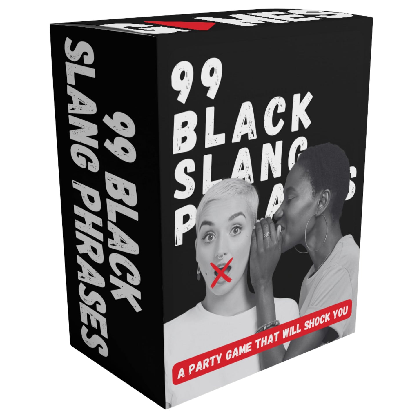 HARSTCO GAMES 99 Black Slang Phrases - A Funny Card Game that Helps You Learn the Slang Everyone Else Already Knows
