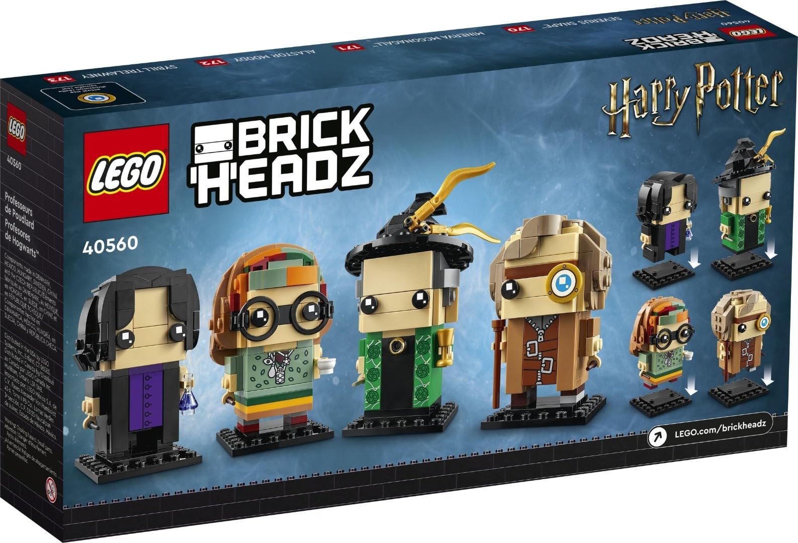 LEGO 40560 Professors of Hogwarts Building Set 601 Pieces