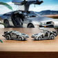 Latephiy Future Delorean Building Kit, BTTF Time Machine Car Building Set, Classic 80s Movie Collectibles, Great Gifts and Toys for Fans (212 Pieces)