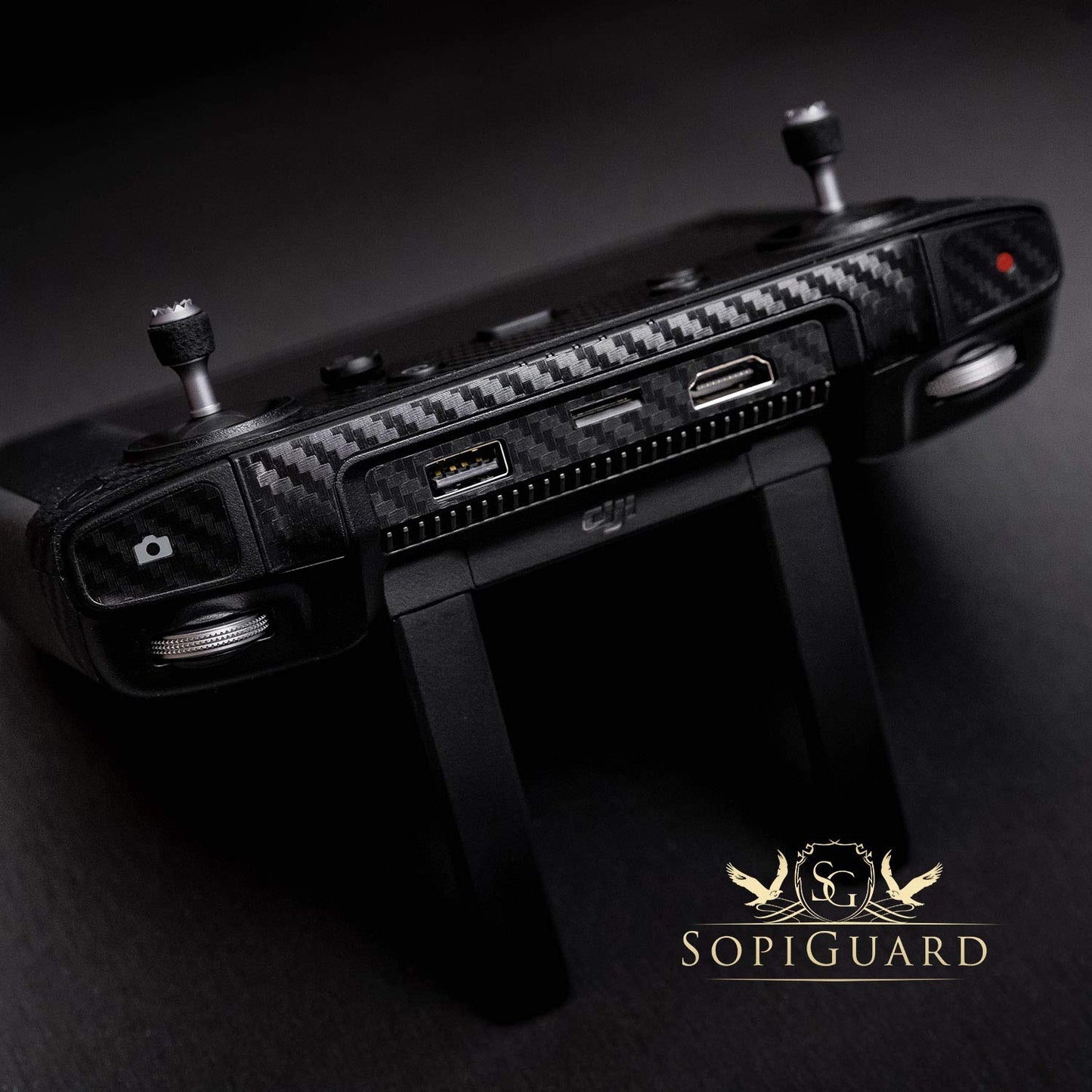 SopiGuard Brushed Blue Vinyl Sticker Skin for DJI Smart Controller