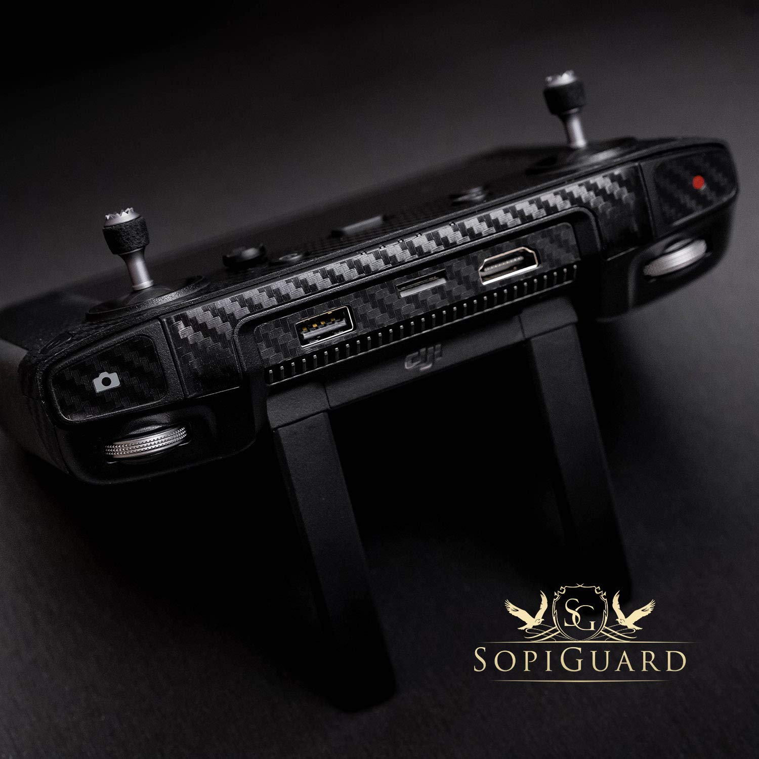 SopiGuard Brushed Blue Vinyl Sticker Skin for DJI Smart Controller