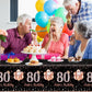 GREHUMOR 3Pcs 80th Birthday Tablecloth Decorations for Women-Rose Gold Pink Table Cloth Happy 80 Birthday Theme Party Supplies Table Cover Plastic
