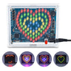 BANRIA Soldering Practice Kit, Heart-Shaped LED Light DIY Soldering Project Kit with 20 Flashing Effects, DIY Electronics Kit for Home School Training