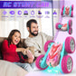 AFUNX RC Stunt Cars, Remote Control Car Double Sided 360° Flip Rotating 4WD 2.4Ghz Rechargeable Car Toy with Headlights For Outdoor & Indoor for 6-12