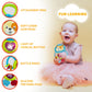 KiddoLab Musical Caesar Teething Toy for 3 Months and Up - Baby Teether, Rattle & Musical Toy with Lights & Fun Sound Effects - Baby Hanging Toy