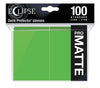 Ultra Pro Eclipse Matte Deck Protector Sleeves - Lime Green, 100 Pack