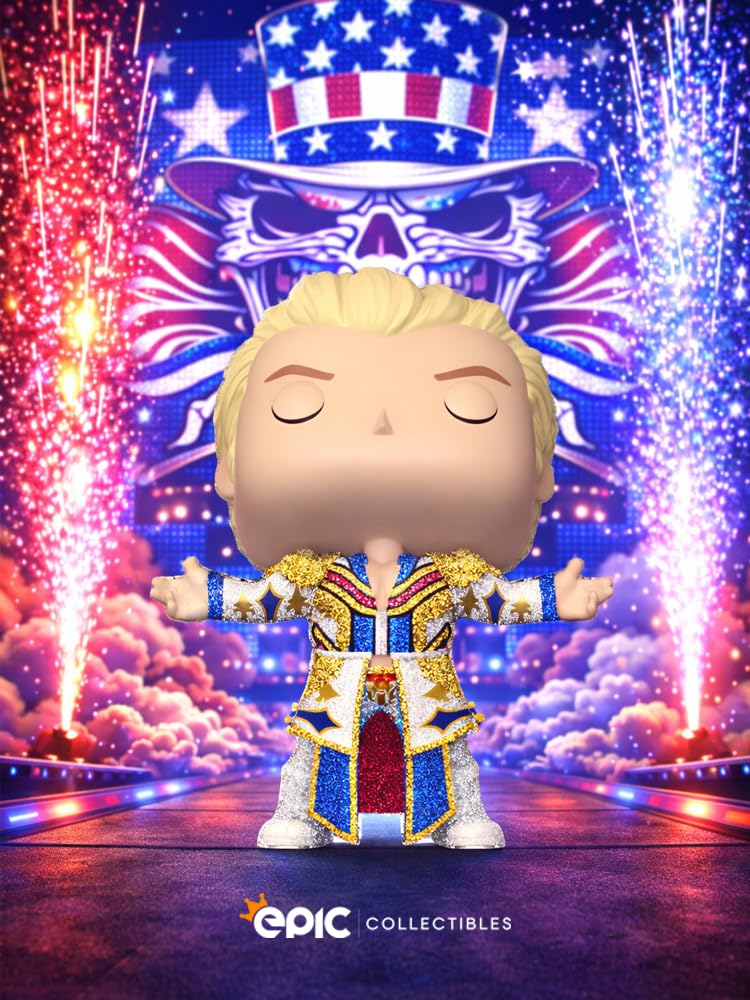 Funko Pop! Wrestling: WWE - Cody Rhodes The American Nightmare Diamond Glitter Vinyl Figure Collectibles Bundled with Box Protector