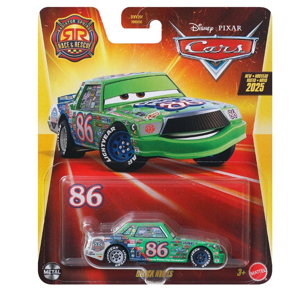 Disney Cars 2025 Mattel 1:55 Scale Diecast Radiator Springs Race & Rescue Chick Hicks