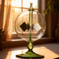 DORAMI Green Solar Power Radiometer Crookes Solar Energy Spinning Vanes Glass Windmill Gift Home Desk Decoration
