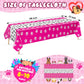 Newwiee 3 Pcs Puppy Paw Print Tablecloth Dog Pet Plastic Disposable Table Cover Paw Print Table Cloth Party Supplies for Puppy Dog Themed Party