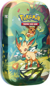 Pokémon TCG: Scarlet & Violet-Prismatic Evolutions Mini Tin - Leafeon (2 Booster Packs & 1 Coin)