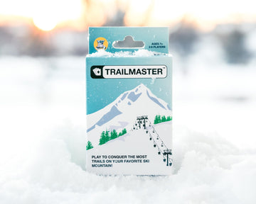 Ski House Games Trailmaster Card Game, Strategic Mountain Trail Building Game for Skiers, Gift for Skiers and Snowboarders, Screen Free Family Game