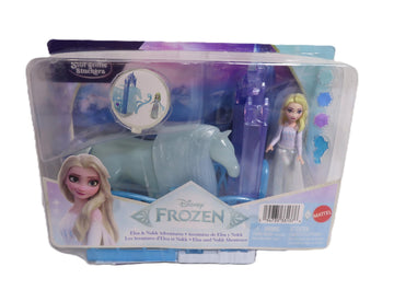 Disney Frozen Toys, Elsa Small Doll & The Water Nokk Horse with ICY Haven Playset, Saddle and Accessories, Storytime Stackers, Movie Inspired