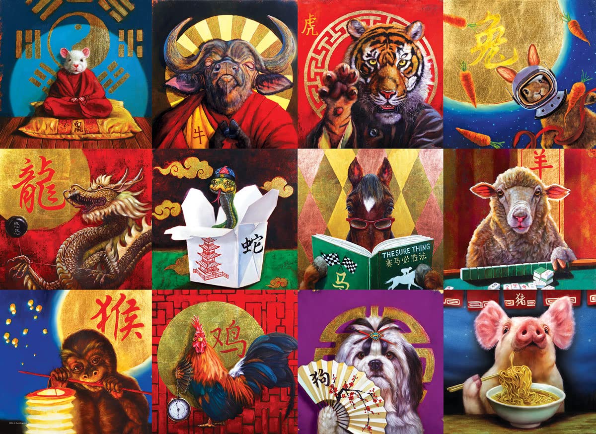 Chinese Calendar by Lucia Heffernan