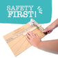 Pitsco Education Lumberjack Cutter, Hand Tools for Cutting Soft Wood Like balsa, Make Precise Horizontal and Angular cuts, Ideal Cutting Tool
