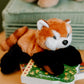 The Petting Zoo Red Panda Stuffed Animal, Gifts for Kids, Wild Onez Zoo Animals, Red Panda Plush Toy 9 inches