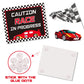 Huray Rayho Race Car Birthday Party Supplies Checkered Flags Racing Happy Birthday Party Signs Cutouts Cars Birthday Party Supplies Let's Go Racing