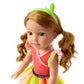 American Girl WellieWishers 14.5-inch Willa Doll with Coral Leotard, Mesh Skirt, Headband, and Boots, For Ages 4+