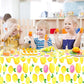 AMZPTBOY Hawaiian Lemon Tablecloth,Lemon Party Decoration, Disposable Lemon Table Cover Summer Fruit Table Cover Indoor/Outdoor Picnic Summer Beach