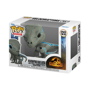Funko POP Pop | Buddy: Jurassic World Dominion - Blue & Beta, Multicolor, 62223