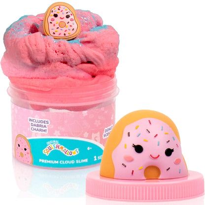 Original Squishmallows Scented Slime Jar, Donut, Dabria the Donut