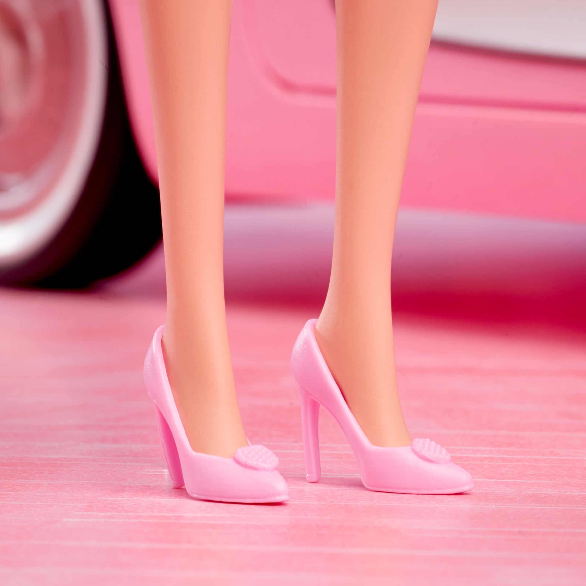 Barbie The Movie Doll, Margot Robbie as, Collectible Wearing Pink Blouse & Skirt Tutu Outfit, with Styled Hair & Matching Jewelry