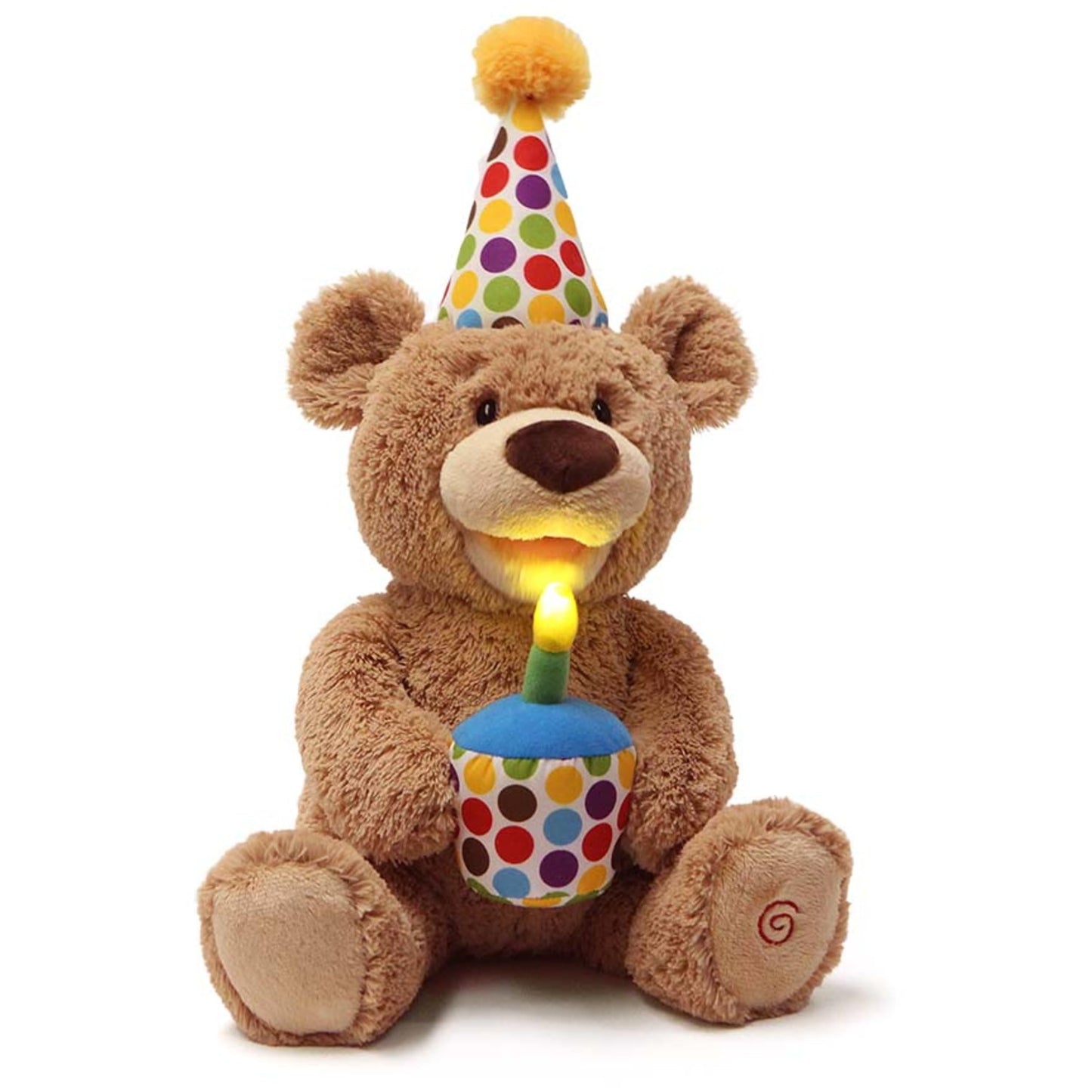GUND Happy Birthday Bear 10-Inch Musical Singing Plush for Ages 0+