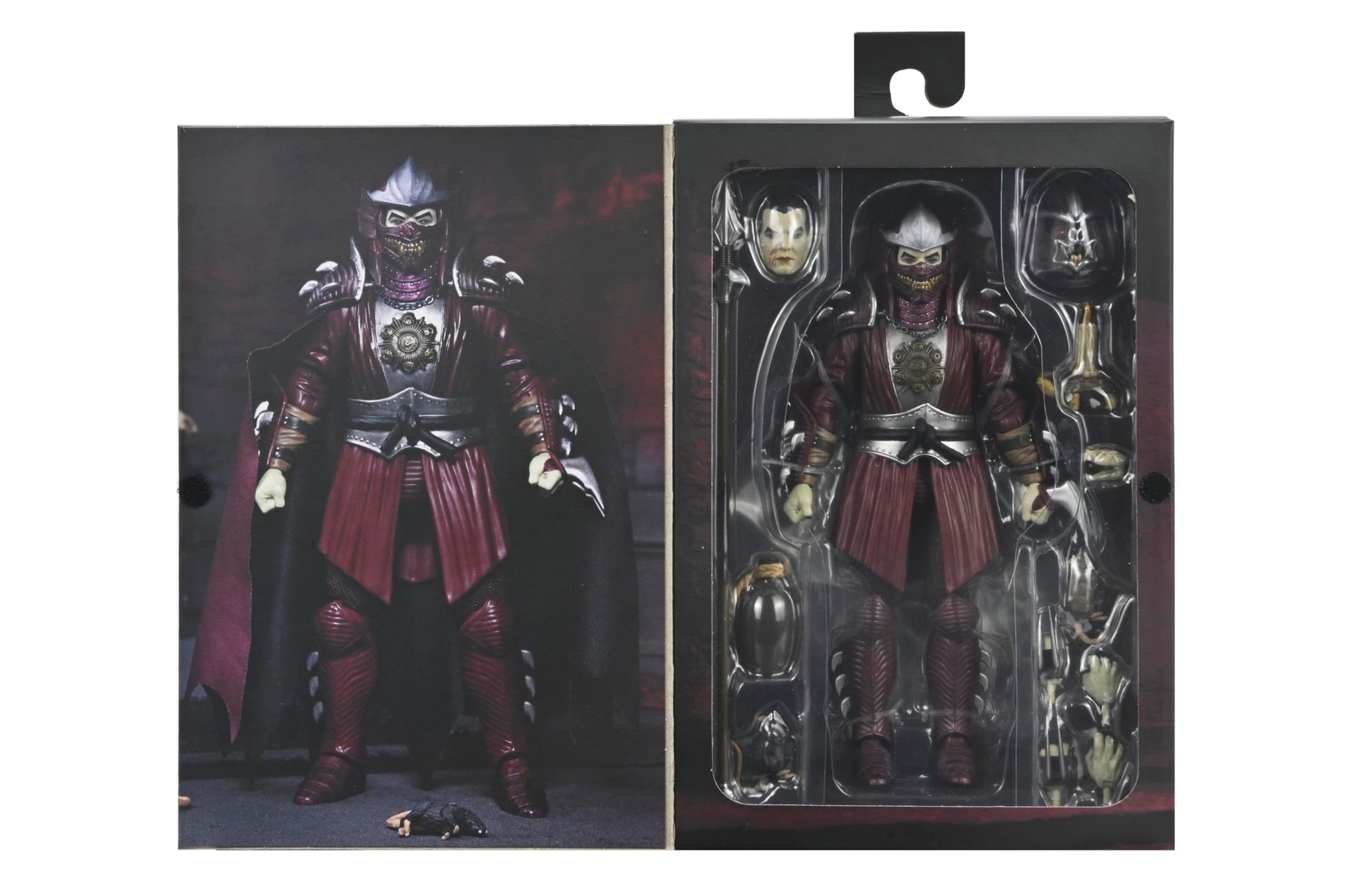 NECA Universal Monsters x Teenage Mutant Ninja Turtles 7" Scale Shredder as Dracula Crimson Figure