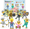 Picasso Toys Magnetic Action Figures Medieval King and Knights Character for Building Blocks Tiles Construction Toddler Toy Set Magnets Expansion Pack