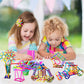 Juboury 1054Pcs Building Toy Building Blocks Bars Different Shape Educational Construction Engineering Set 3D Puzzle, Interlocking Creative Connecting
