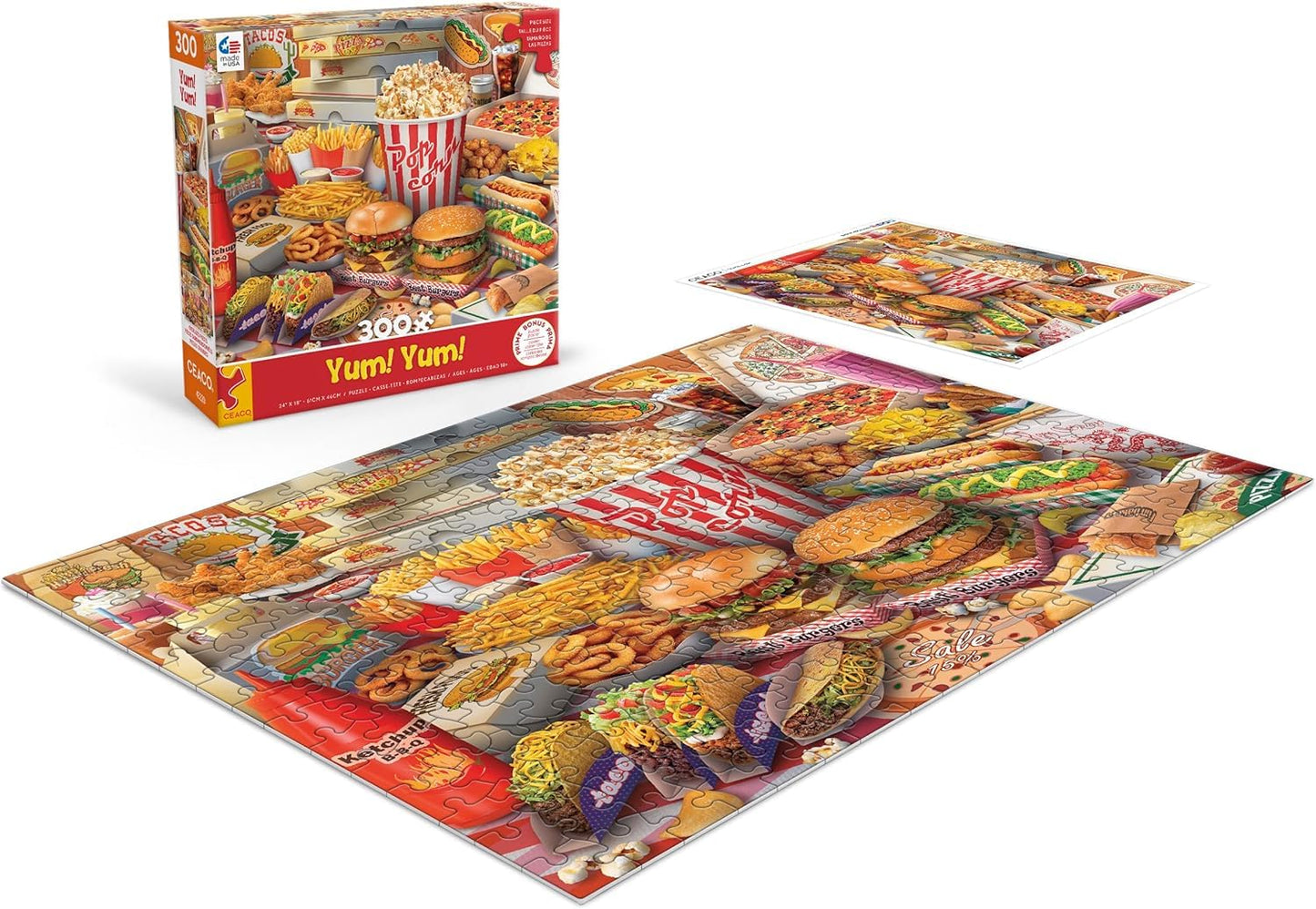 Ceaco - Yum Yum - 300 Large Piece Jigsaw Puzzle for Adults