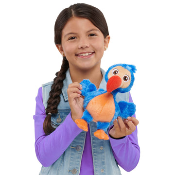 Just Play Netflix Ridley Jones Collectible Plush Dudley Toy, 8-Inch Stuffed Animal, Dodo Bird, Kids Toys for Ages 3 Up