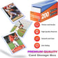 400 Card Sleeves Hard Plastic, Arjiekwei 3"X 4" Trading Card Holder, 35PT