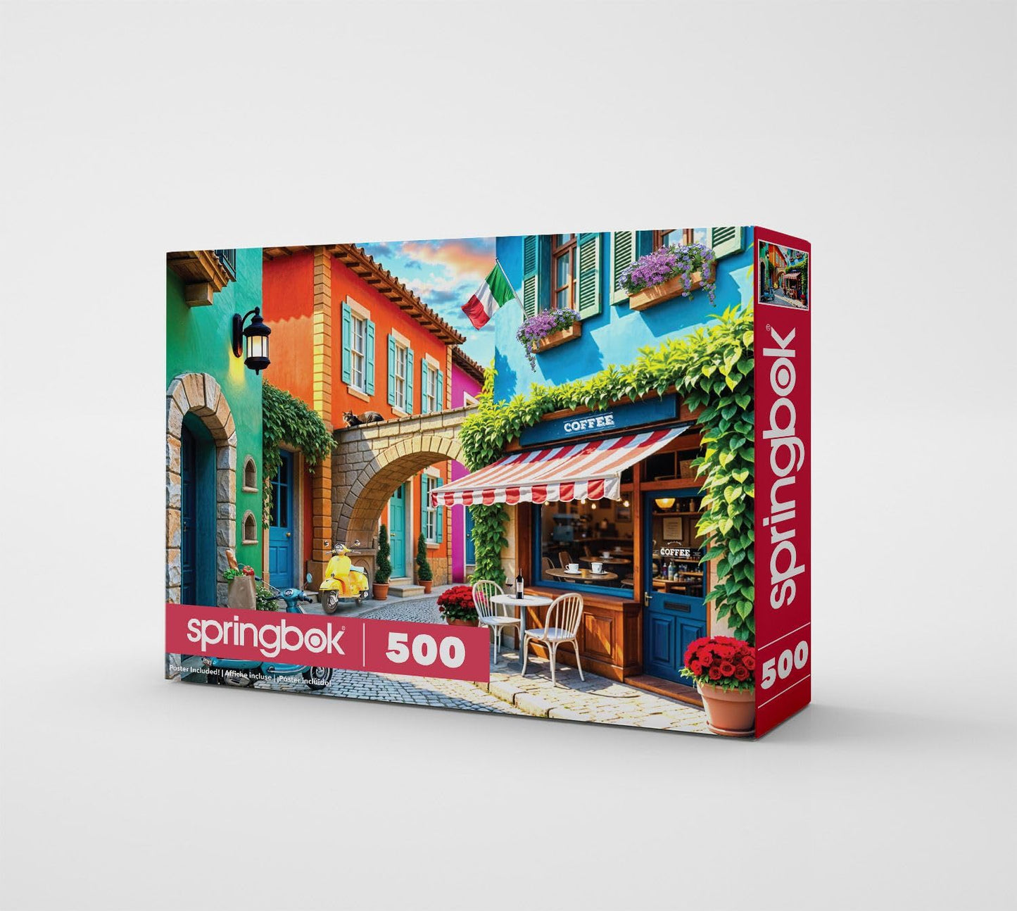 Springbok Streets of Italy 500 Piece Jigsaw Puzzle for Adult
