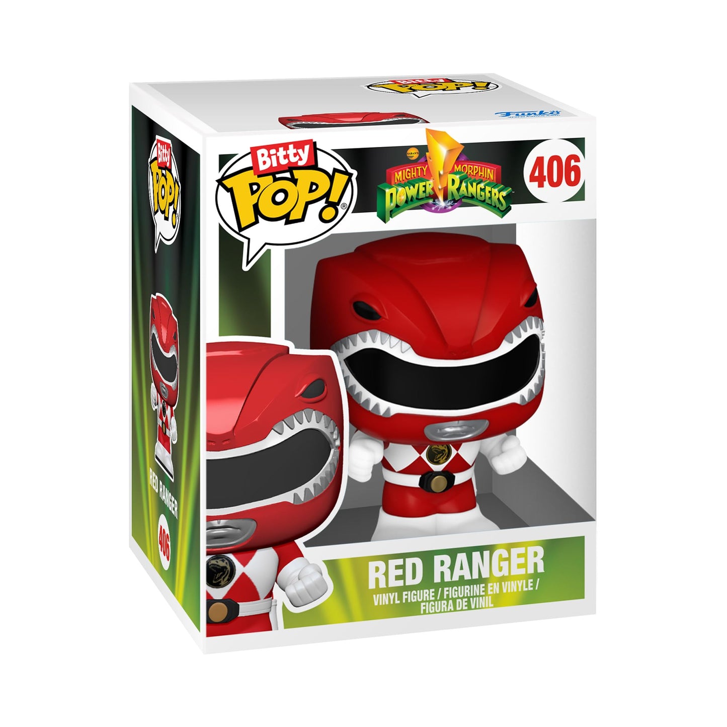 Funko Bitty Bots: Power Rangers - Megazord with Red Ranger - Bitty Pop - Power Rangers TV - 0.9 inch & 4.85 inch - Collectable - Gift Idea - Display
