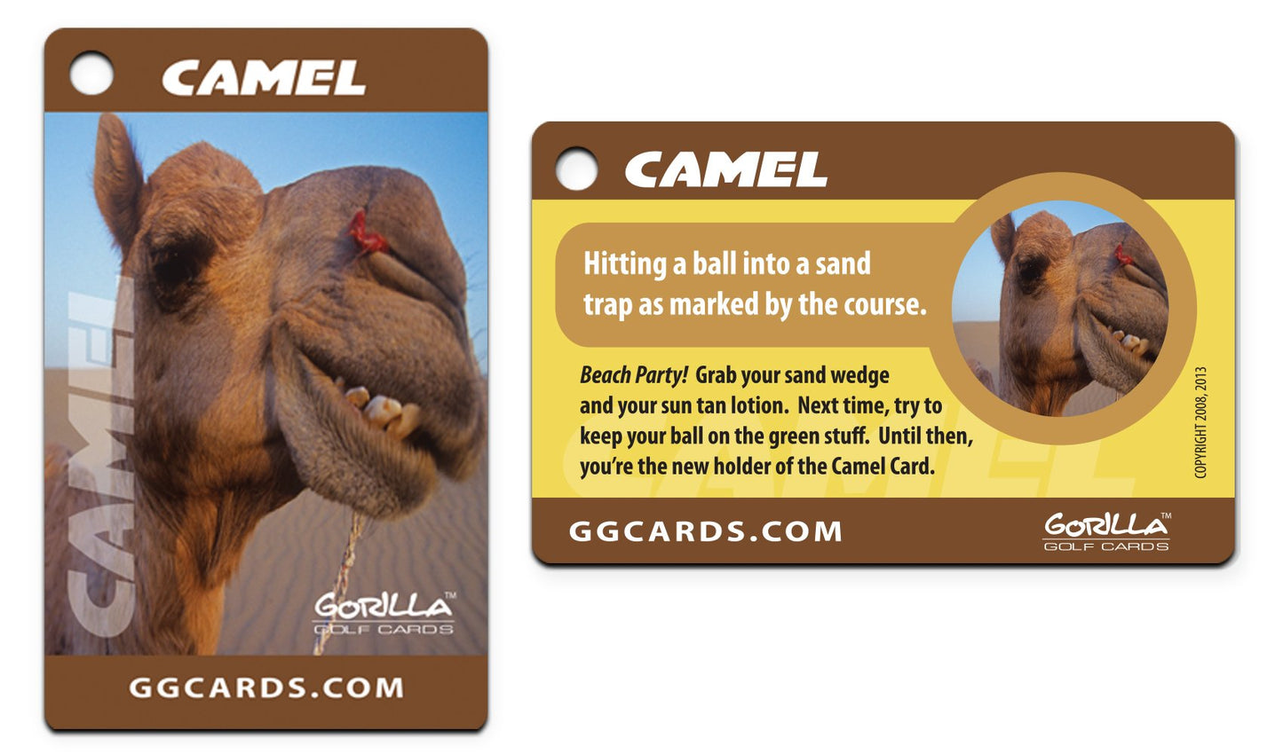 Gorilla Golf Cards (4 Pack) : The On-Course Golf Betting Game